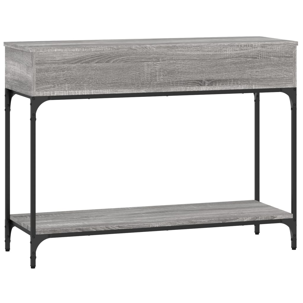 Console Table Grey Sonoma 100x34.5x75 cm Engineered Wood